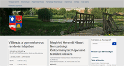 Desktop Screenshot of herend.hu