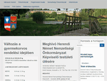 Tablet Screenshot of herend.hu